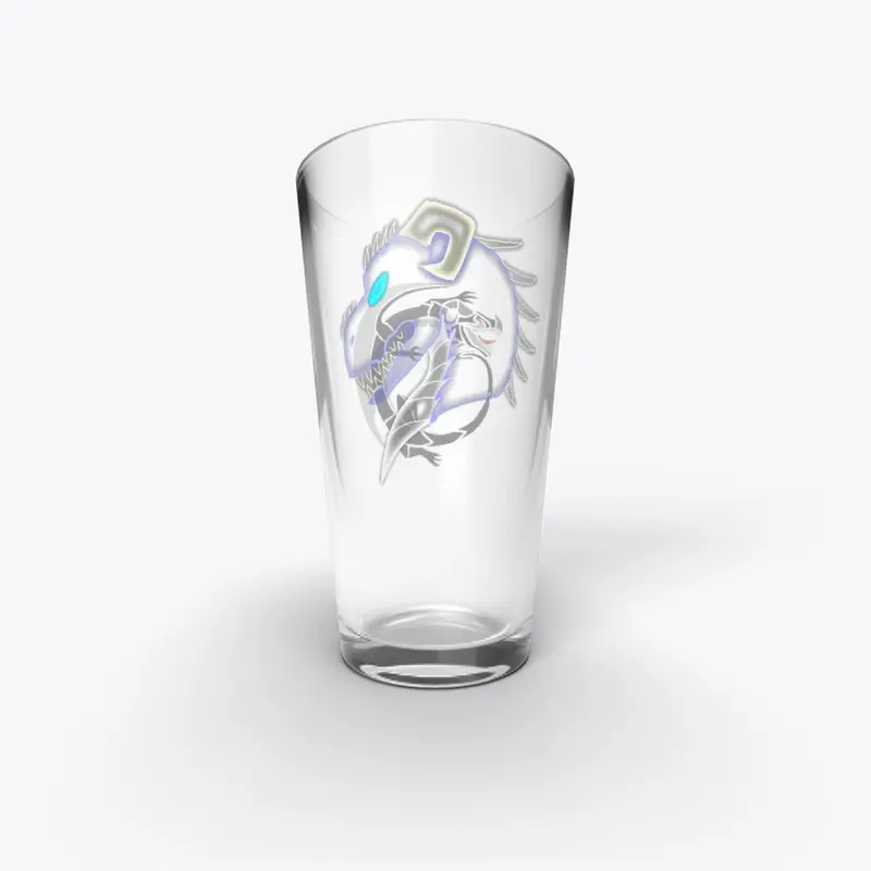 Double Logo Pint Glass