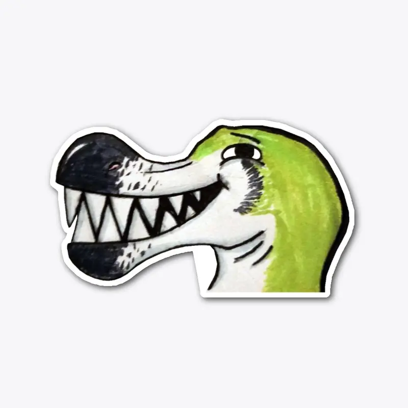 Trollish Tropeognathus Sticker