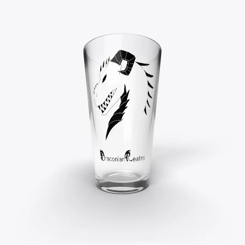 Vuthakral Stencil (Black) Pint Glass